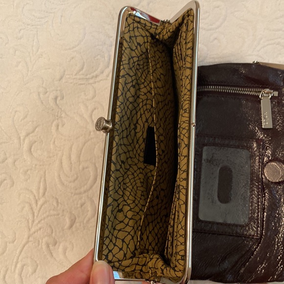Hobo Lauren Patent Leather burgundy wallet. Like new! - Picture 3 of 6